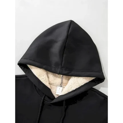 Women's Hoodie Sweatshirt Pullover Fleece Lined Warm Pajamas Animal Letter Street Dailywear Pocket Print Casual Comfrt Long Sleeve Micro-elastic Fall Winter Fall & Winter Comfrt Breathable Soft Fabric - Image 3